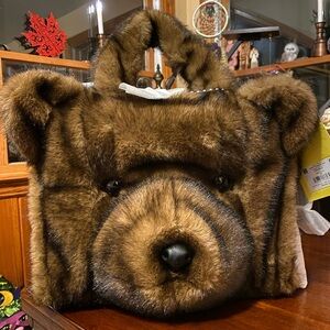 Marc Jacob’s Limited Edition The Teddy Bear Faux-Fur Tote Bag